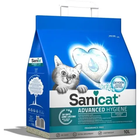 Sanicat Kattenbakvulling Advanced Hygiene 10 liter