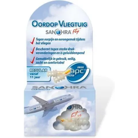 Sanohra - Vliegtuig - Volwassenen - Oordoppen - 1 paar