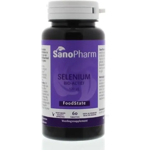 SanoPharm FoodState Selenium 200 Mcg - 30 Tabletten