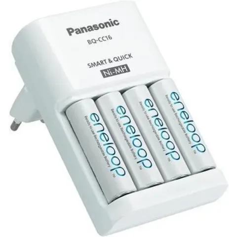 Sanyo laadapp. MQR06-E-4-3UTGB incl. 1x4 Eneloop AA 1900 mAh