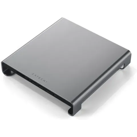 Satechi Aluminum iMac Monitor Stand Hub - Space Grey
