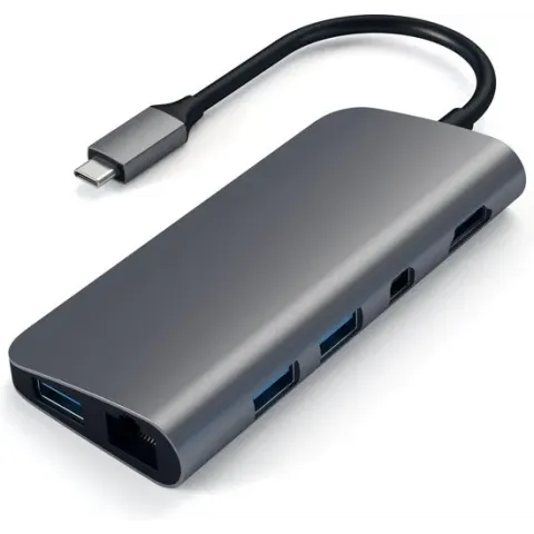 Satechi TYPE-C Multimedia Adapter - Space Grey