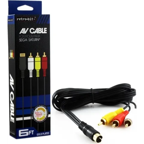 Saturn AV Cable (Retro-Bit)