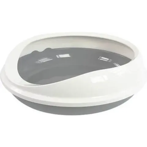 Savic Figaro Kattentoilet - grijs/wit