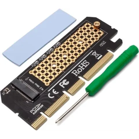 SAVIO AK-41 - PCI Express naar M.2 PCIe voor SSD (x4,x8,x16) - M.2 uitbreidingskaart