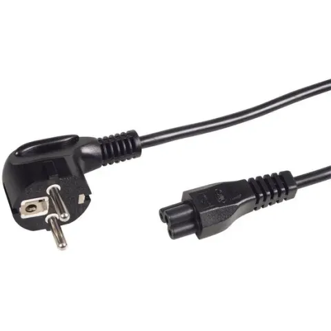 Scanpart C5 stroom kabel 1.8 meter - Met stekker - Geschikt voor randapparatuur - Zwart - Universeel