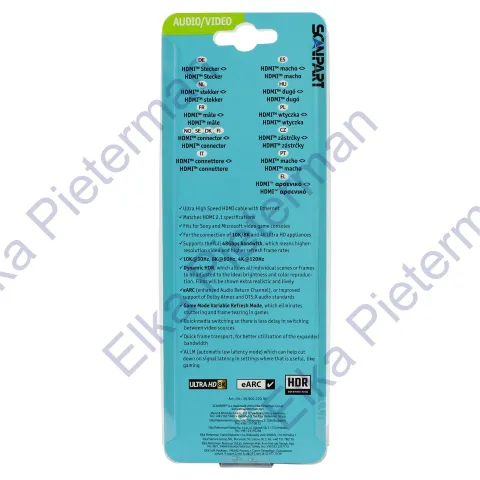 Scanpart HDMI kabel U.H. Speed 2.1 2,0m HDMI kabel