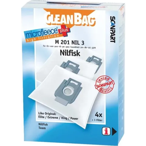 Scanpart M201nil3 Microfleese Stofzak Nilfisk King Micro En