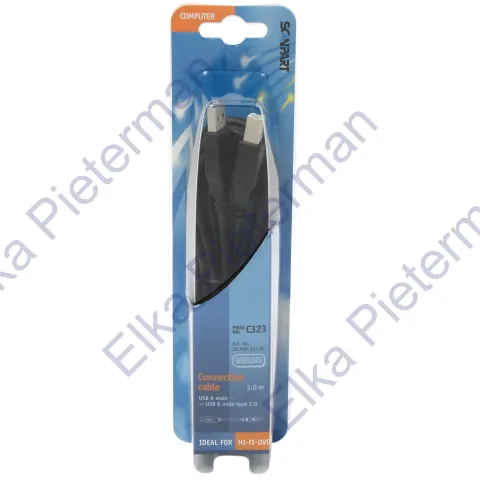 Scanpart USB kabel 2.0 A(M)-B(M) 3,0m Accessoire