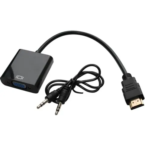 Scanpart VGA naar HDMI adapter - Geschikt voor TV laptop Monitor - 4k @ 60 HZ Ultra HD - Universeel