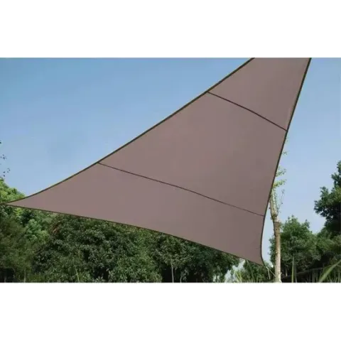 SCHADUWDOEK - ZONNEZEIL - DRIEHOEK 3.6 x 3.6 x 3.6 m, kleur: taupe
