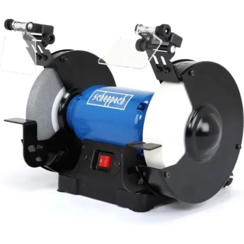 Scheppach SM200AL - Tafelslijpmachine - 500W - Incl. 2 slijpschijven