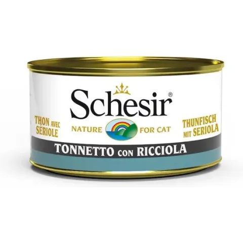 Schesir Kat Blik Ocean 85 g - Kattenvoer - Tonijn&Makreel
