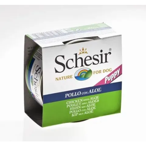 Schesir puppy kip&aloe vera - 10 ST à 170 gr