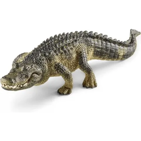 Schleich Alligator 14727 - Krokodil Speelfiguur - Wild Life - 19 x 5,9 x 3,7 cm