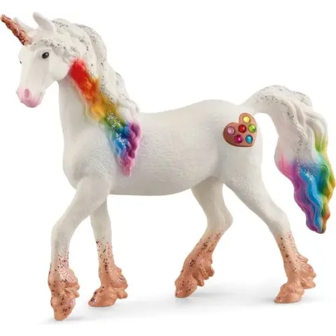 Schleich Bayala Speelfiguur - Regenboog Eenhoornmerrie - Fantasie Kinderspeelgoed - 5 tot 12 Jaar - 70726