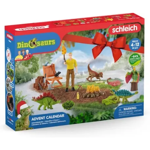 schleich DINOSAURS - Adventskalender Dinosaurs 2022 - Kinderspeelgoed voor Jongens en Meisjes - 4 tot 12 jaar 98644
