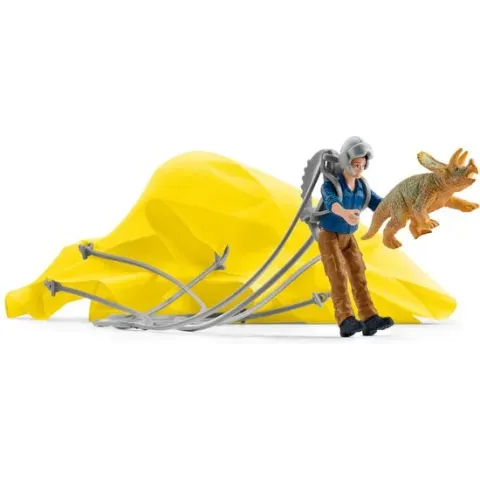schleich DINOSAURS - Dino parachute-reddingsbrigade - Kinderspeelgoed voor Jongens en Meisjes - 4 tot 12 jaar 41471