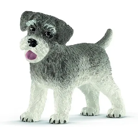Schleich Dwergschnauzer 13892 - Hond Speelfiguur - Farm World - 5,5 x 2,7 x 3,8 cm