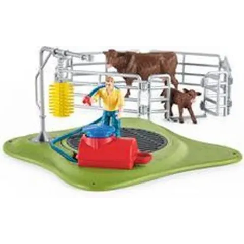 Schleich Farm World - Wasstation voor Koeien - Speelfigurenset - Kinderspeelgoed voor Jongens en Meisjes - 3 tot 8 jaar