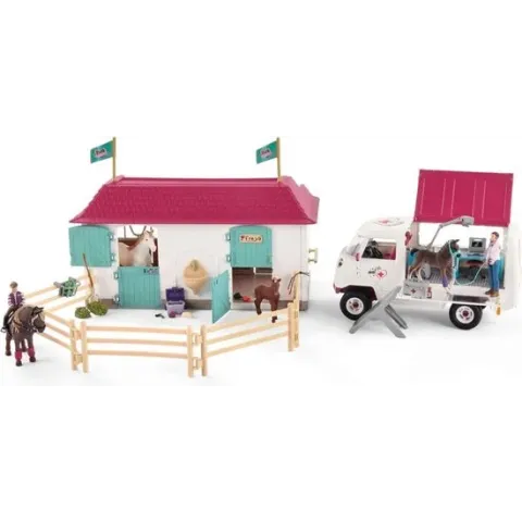 schleich Horse Club 72147 exclusief Dierenartsbezoek in de stal