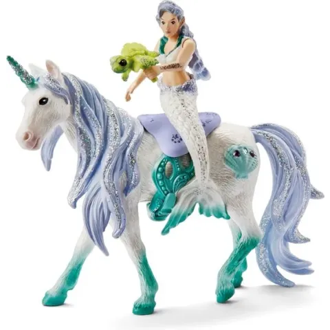 Schleich - Mermaid riding on sea unicorn (42509)