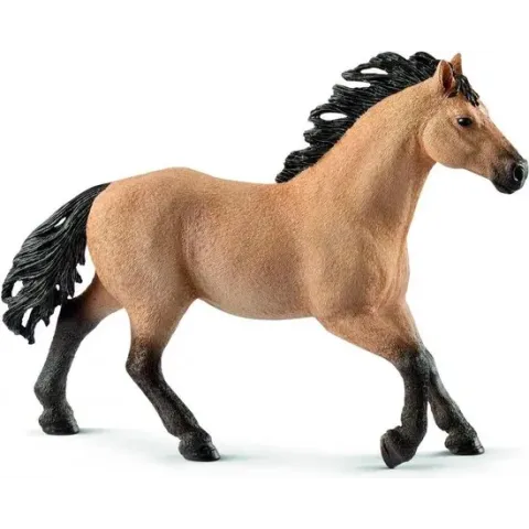 Schleich Quarter hengst 13853 - Paard Speelfiguur - Horse Club - 14,1 x 3,4 x 10,6 cm