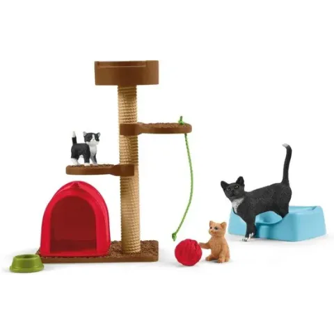 Schleich Speeltijd voor Schattige Katten en Poezen