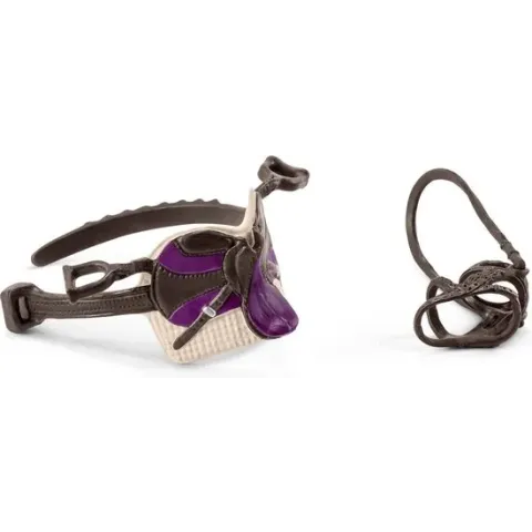 Schleich Zadel en teugel Lisa en Storm 42491 - Accessoire - Horse Club - 5 x 14 x 9 cm