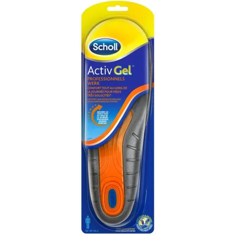 Scholl Inlegzolen Gel Activ Work Man - 1 Paar