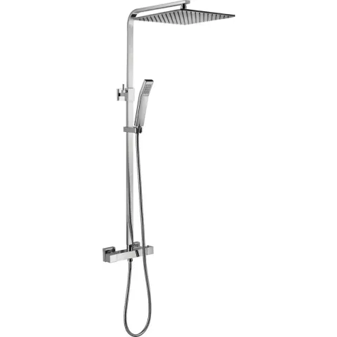 Schütte Sumba Douchesysteem - Regendouche 30 x 30 cm - Inclusief thermostaatkraan - 15 cm hartafstand