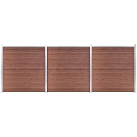 Schutting 526x186 cm HKC bruin