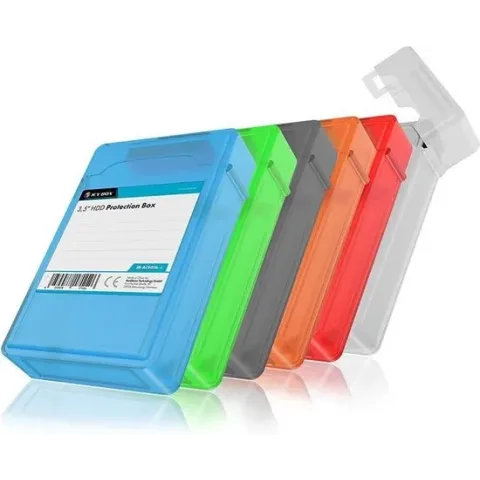 Schutzgehäuse Set IcyBox Set, 6 stuks voor 3,5" HDD