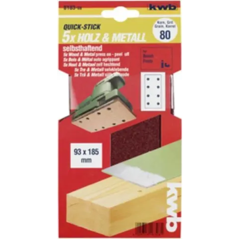 Schuurstrook 93 mm, k80