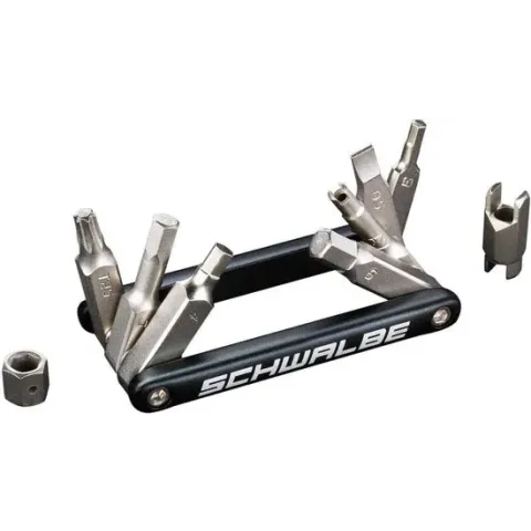 Schwalbe Multitool versie 2.0 incl. ventielhulpstukken