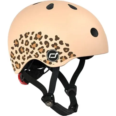 Scoot and Ride Leopard Maat XXS-S Kinderhelm SR-96561