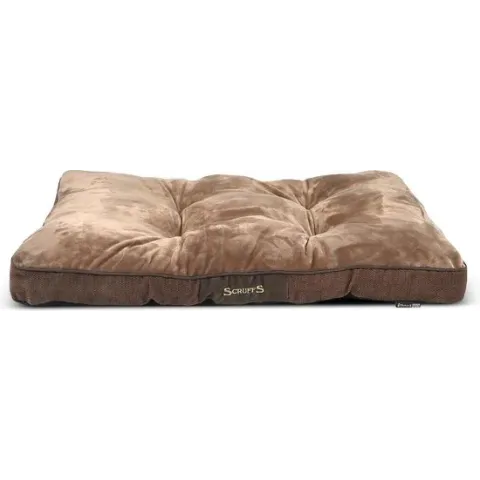 Scruffs Chester Mattress Hondenkussen - Chocolate - L - 100 x 70 x 8 cm