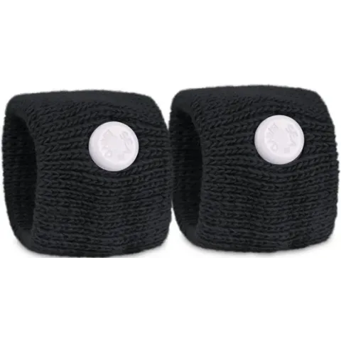 Seaband - Polsband -  Volwassenen - 2 stuks Zwart