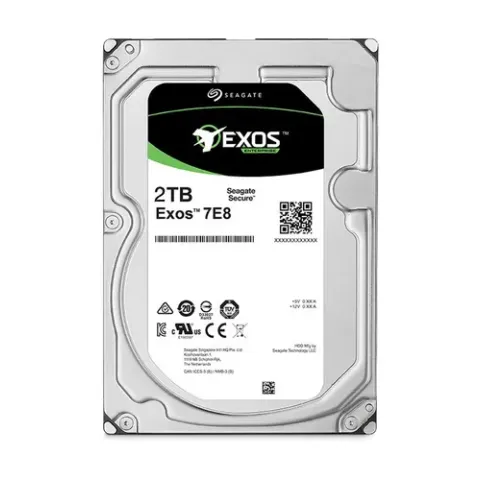 Seagate Exos 7E8 2 TB Harde schijf ST2000NM000A, SATA/600, 24/7