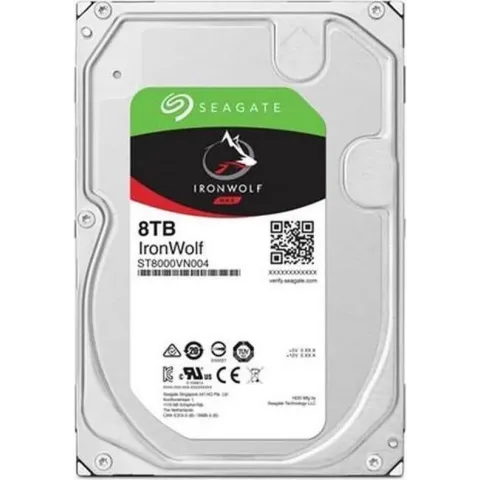 Seagate IronWolf ST8000VN004 interne harde schijf 3.5'' 8000 GB SATA III