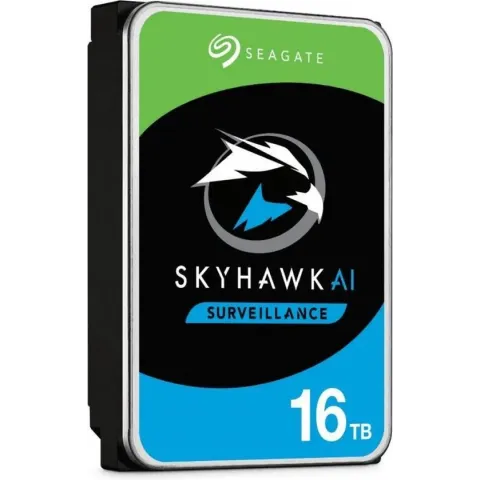 Seagate SkyHawk™ AI 16 TB Harde schijf (3.5 inch) SATA 6 Gb/s ST16000VE002 Retail