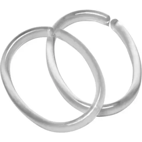Sealskin Clips ring - 12 stuks - Transparant