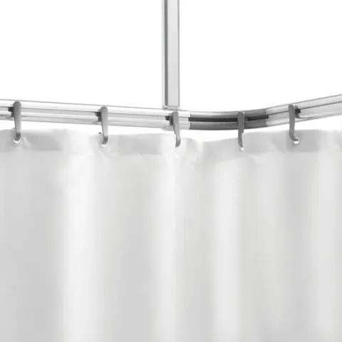 Sealskin Easy Roll Douchegordijnstang Set - 90x90x90 cm - RVS - Mat Aluminium