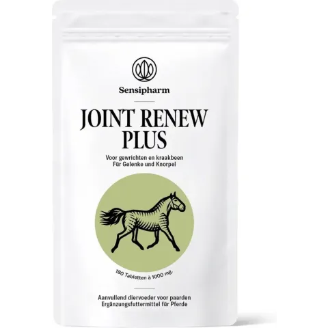 Sensipharm Joint Renew Plus Paard - Gewrichten en Kraakbeen Voedingssupplement bij Artrose, Artrtis, Glucosamine - 180 Tabletten à 1000 mg