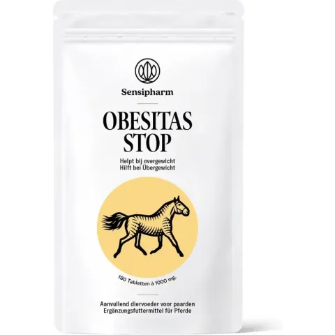 Sensipharm Obesitas Stop Paard - Voedingssupplement bij Overgewicht en Afvallen - 180 Tabletten à 1000 mg