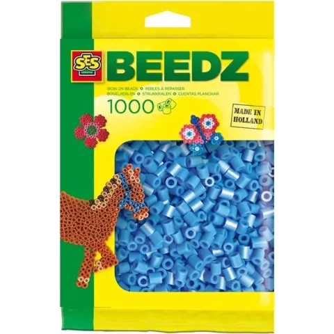 SES Beedz Strijkkralen - 1000 Stuks - Blauw (00704)