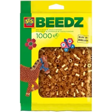 SES Beedz Strijkkralen - 1000 Stuks - Bruin (00705)