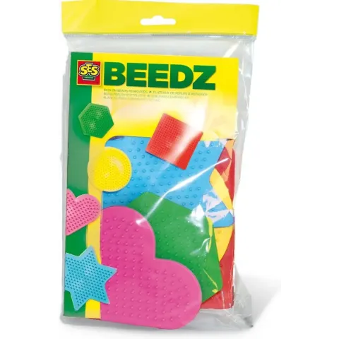 SES Beedz Strijkkralen Legbord - 5 Stuks - Mix