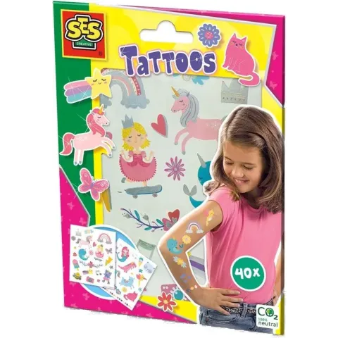 Ses Creative Kindertattoos Sprookjes Metallic Junior 40 Stuks