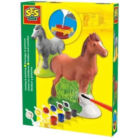 Ses Figuren gieten en schilderen - Paard